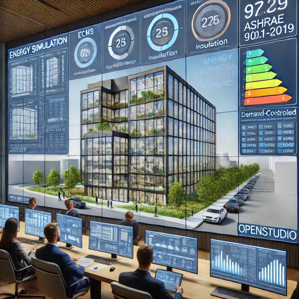 Energy Simulation for Mixed-Use Development with OpenStudio and ASHRAE 90.1-2019