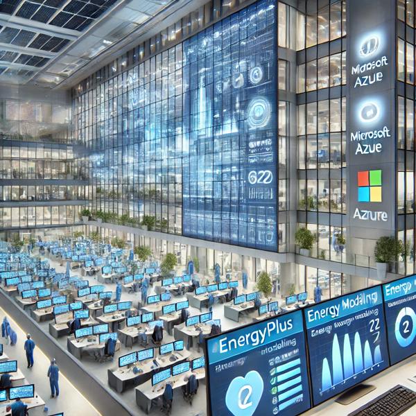 Real-Time Energy Modeling with EnergyPlus and Microsoft Azure Digital Twins in a hospital